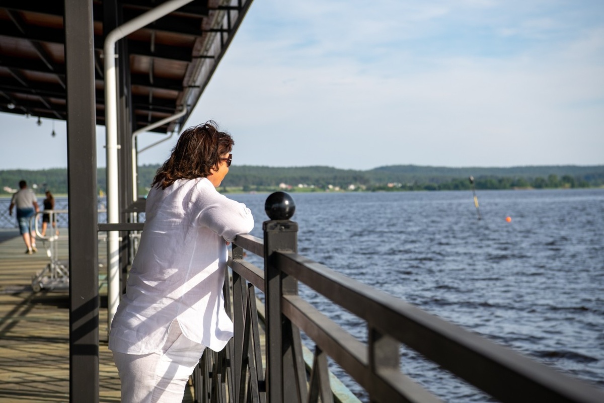    Сортавала. Причал. Туристы. Фото: "Республика" / Лилия Кончакова