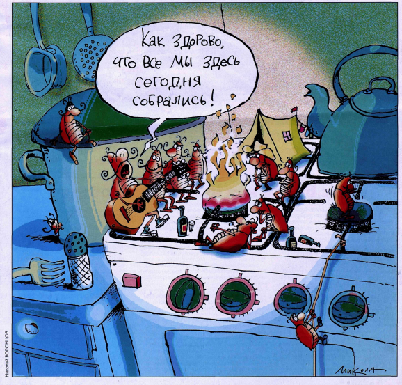 Художник Н.Воронцов журнал "Крокодил" №20 2004