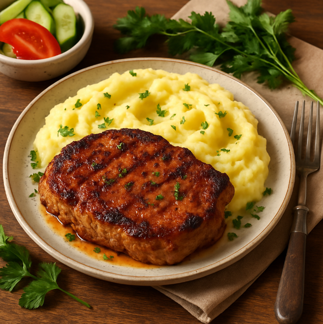 Мясо с картофельным пюре рецепты от Дарики