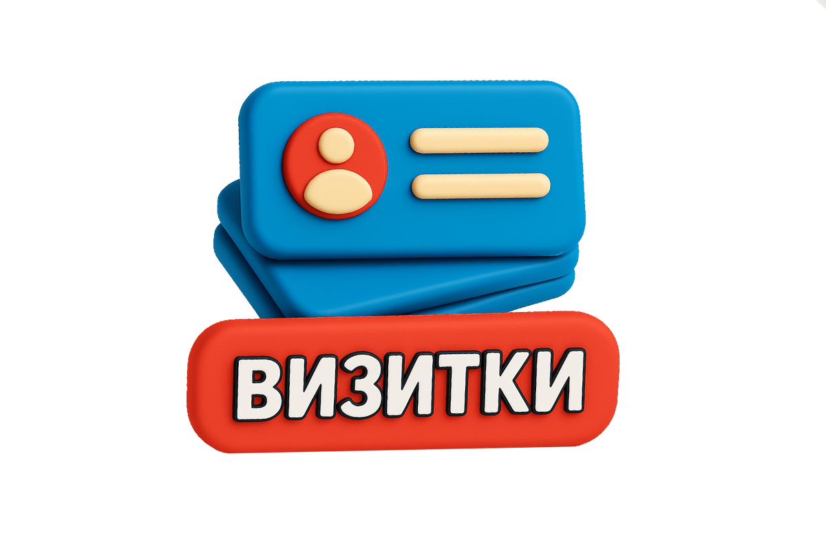 Изготовдение визиток в онлайн типографии Трио-стар