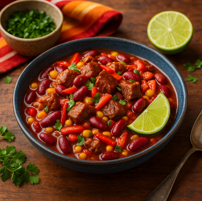 Говядина с фасолью в мексиканском стиле рецепты от Дарики