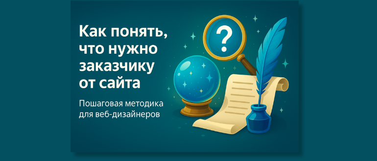 Не гадание, а методика. Красиво — это не цель, это результат чёткого понимания, что вы вообще хотите от сайта (и жизни)