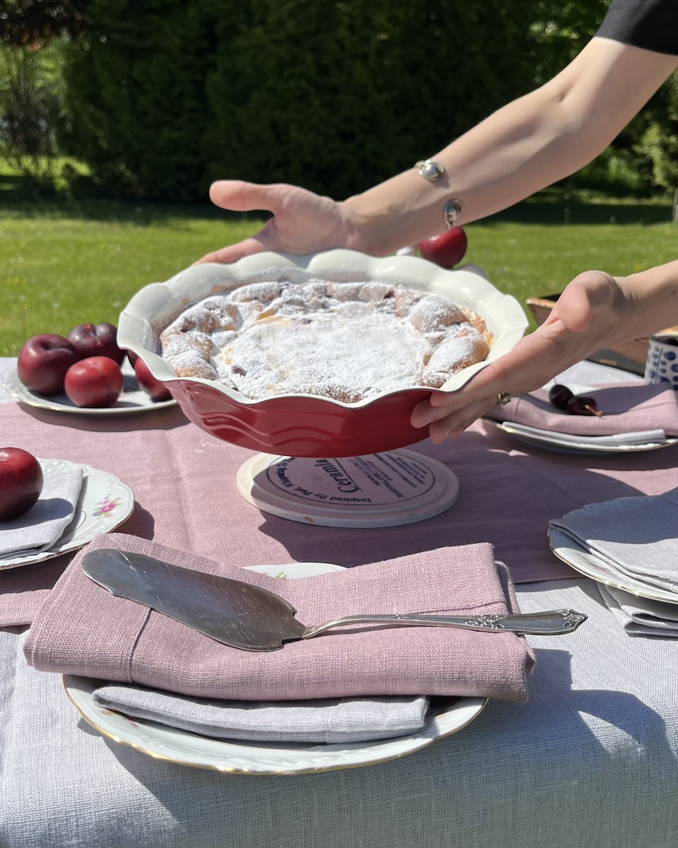 ягодный десерт клафути