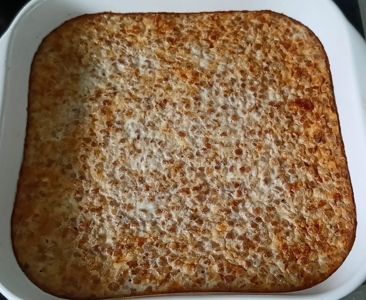 Запеканка из гречи. 