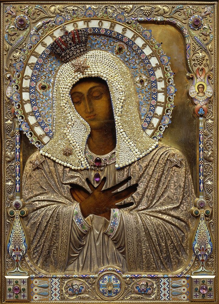 Преподобный Серафим очень любил образ Богородицы "Умиление". И называл его "Всех радостей Радость". Источник: https://stefmon.ru/chronic/икона-божией-матери-«умиление»-серафимо-дивеевская