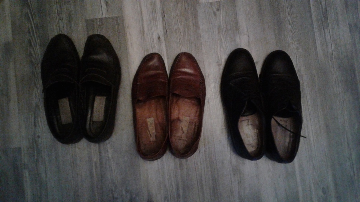 Фото автора. Обувь Олега Ефремова.