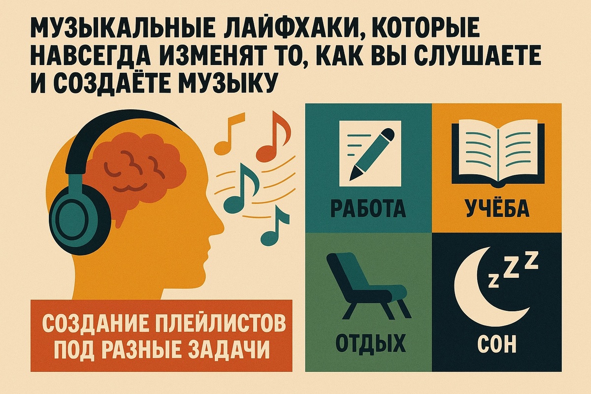 Музыкальные лайфхаки 2025: как слушать, создавать и запоминать с помощью звука