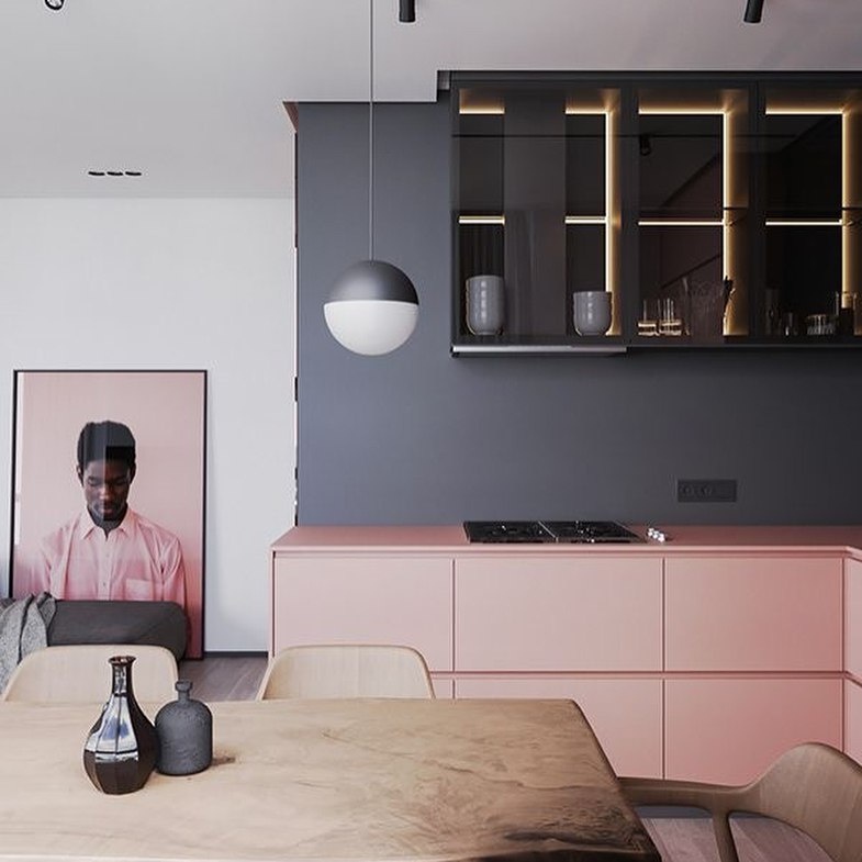 Листайте галерею, чтобы посмотреть гармоничные сочетания с розовым в интерьере