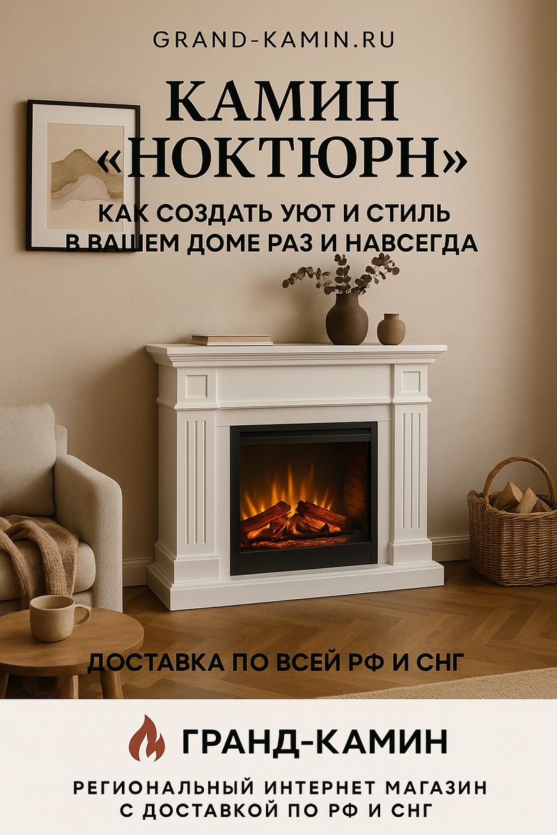    Камин Ноктюрн: как создать уют и стиль в вашем доме раз и навсегда Kamin