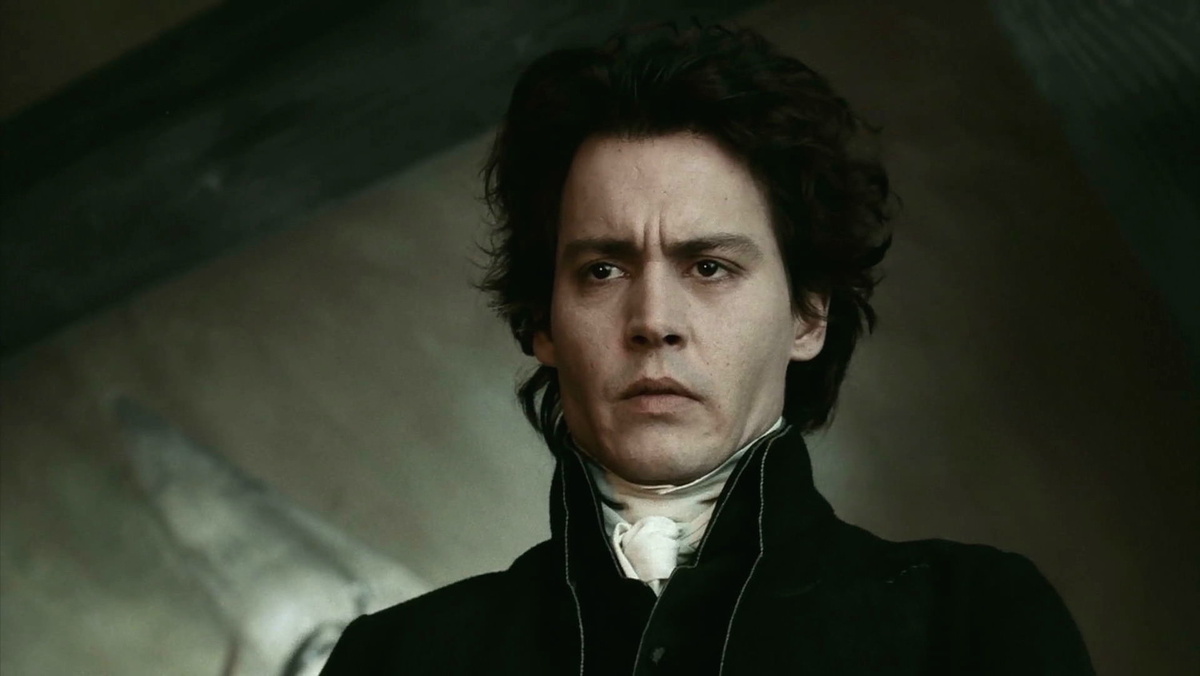   Джонни Депп, кадр из фильма «Сонная Лощина» (1999)