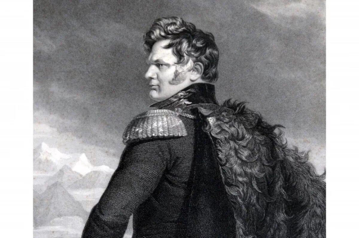    Генерал Алексей Ермолов. Гравюра. Автор - Т. Райт. 1820-е годы. Из фондовой коллекции музея - заповедника «Тарханы».