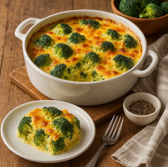 Запеканка с брокколи и сыром в духовке рецепты от Дарики