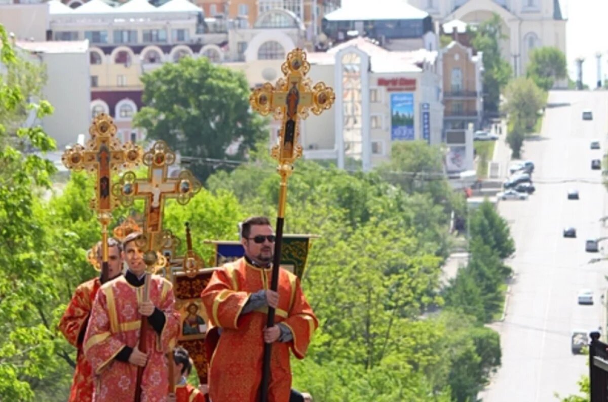    Движение транспорта изменят в Хабаровске из-за Крестного хода 8 июня