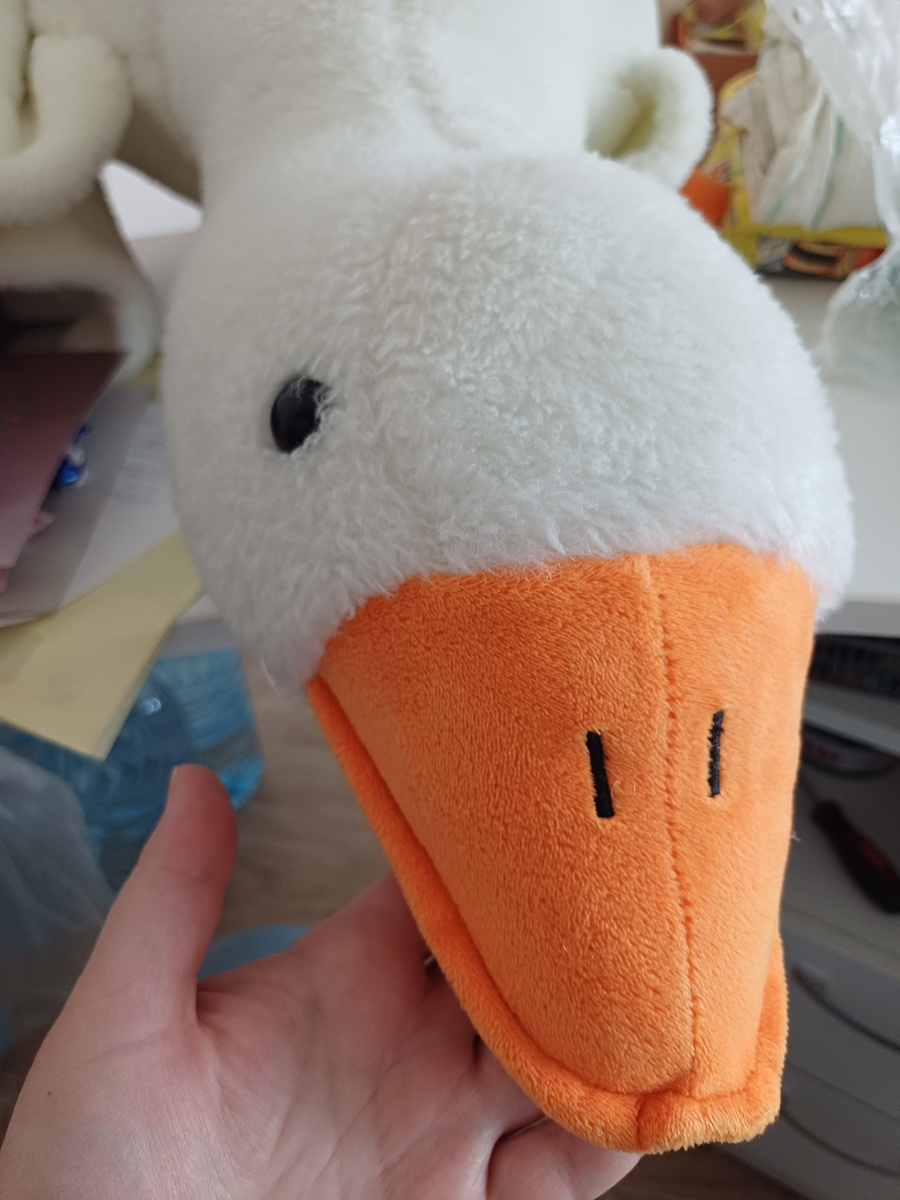 Сидим с гусЕм за столом. Вдвоем. И ждем конца смены. Давай пАгАвАрим, гусак, о том, что так наболело).