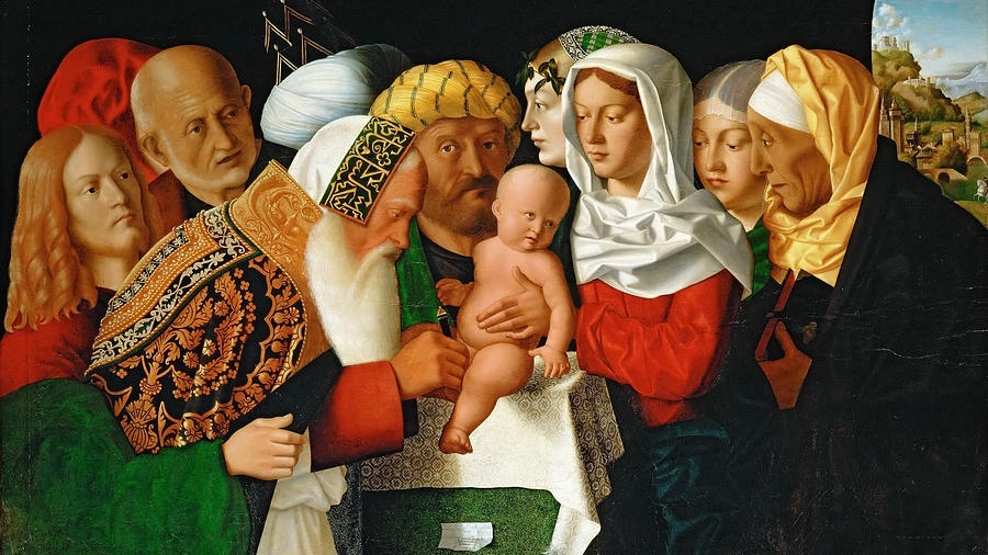 Обрезание младенца Христа. Картина Бартоломео Венето, 1506 год