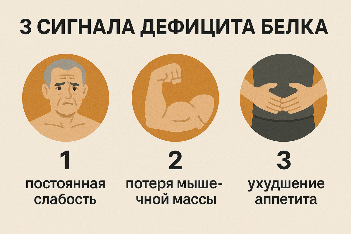 3 сигнала дефицита белка
