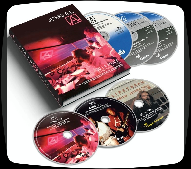 Jethro Tull "A (A La Mode)" - The 40th Anniversary Deluxe Edition 3CD + 3DVD - медиа-бук