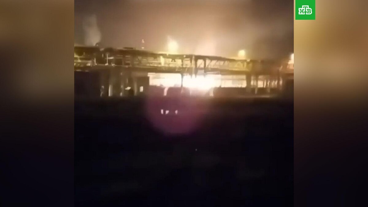    На заводе «Азот» в Тульской области из-за падения БПЛА произошел пожар