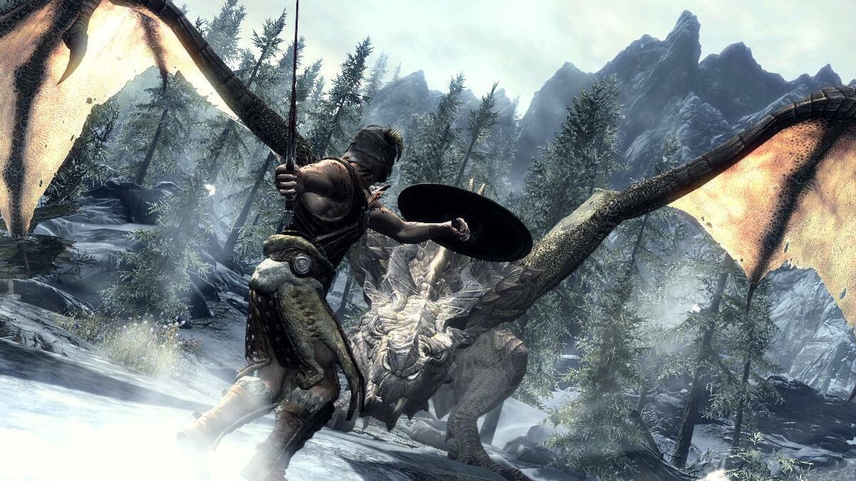 Скриншот из игры "The Elder Scrolls V: Skyrim"                                                                             Скриншот: stopgame.ru