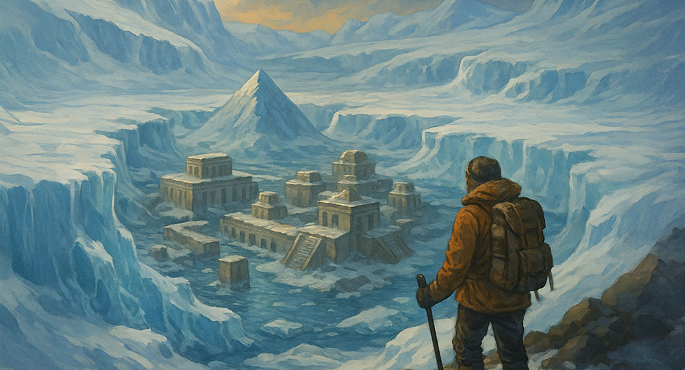 Замороженная во времени: под льдом Антарктиды обнаружены следы цивилизации