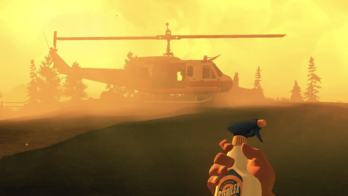 Скриншот из игры "Firewatch"