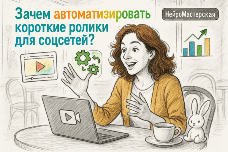    Зачем автоматизировать короткие ролики для соцсетей? Оксана Солдатова