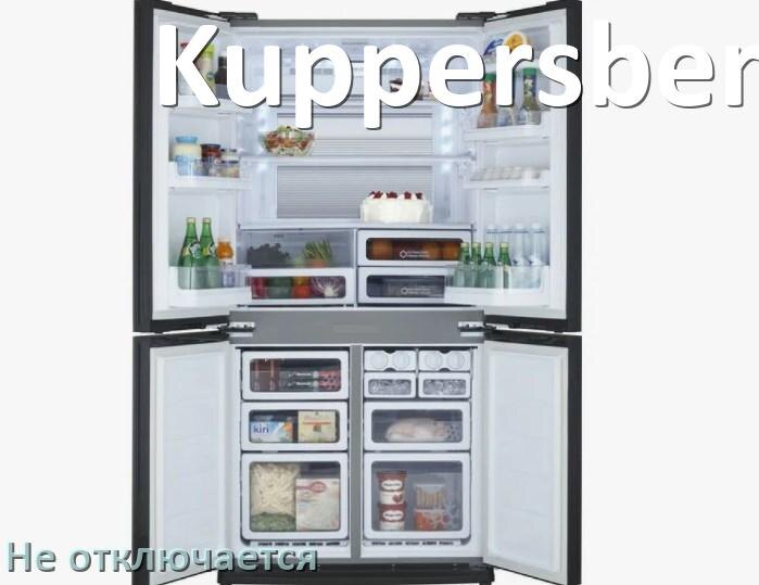 
Почему холодильник Kuppersberg не отключается и работает без остановки