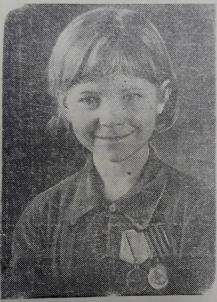 Фотография Веры ивановой во фронтовой газете