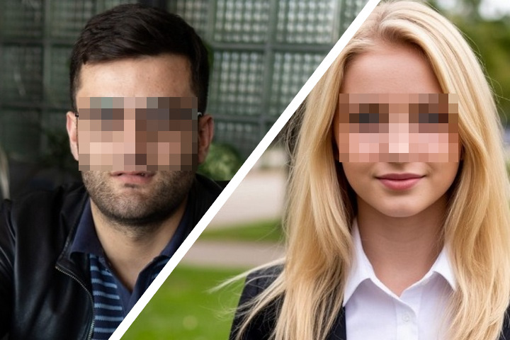 Слева - похитивший девушку Эдгар