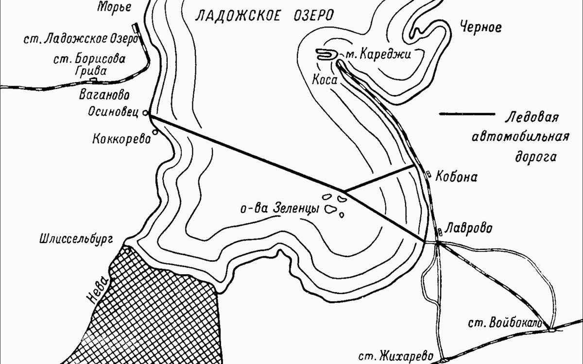 Маршрут «дороги жизни»