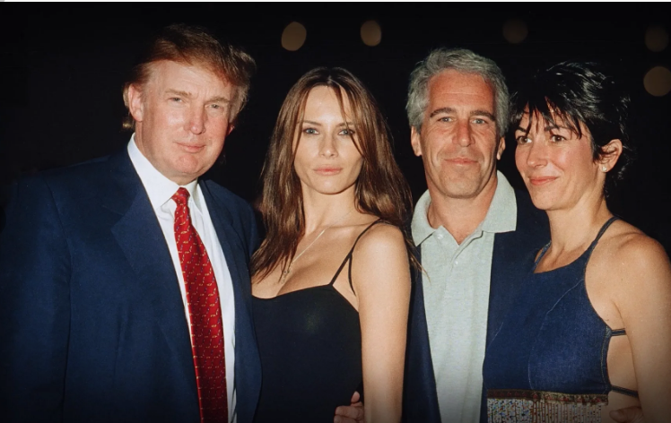 Дональд Трамп, Мелания, Джефри Эпштейн, Гислейн Максвелл