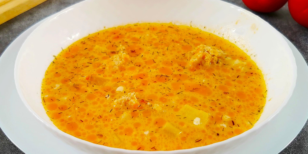Очень вкусный суп с фаршем. Насыщенный и ароматный вкус