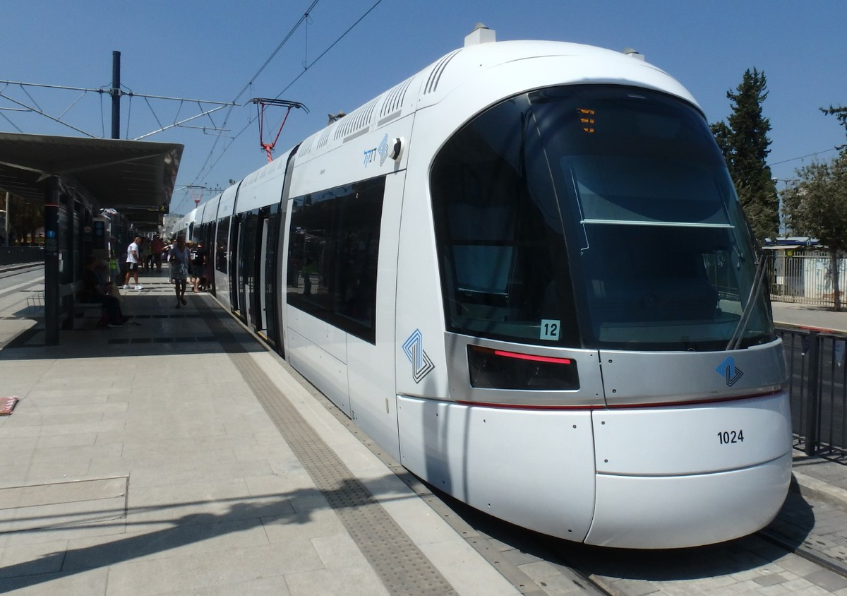 Трамвай модели CRRC Tel-Aviv в Тель-Авиве. Источник: Лев Мощевитин/transphoto