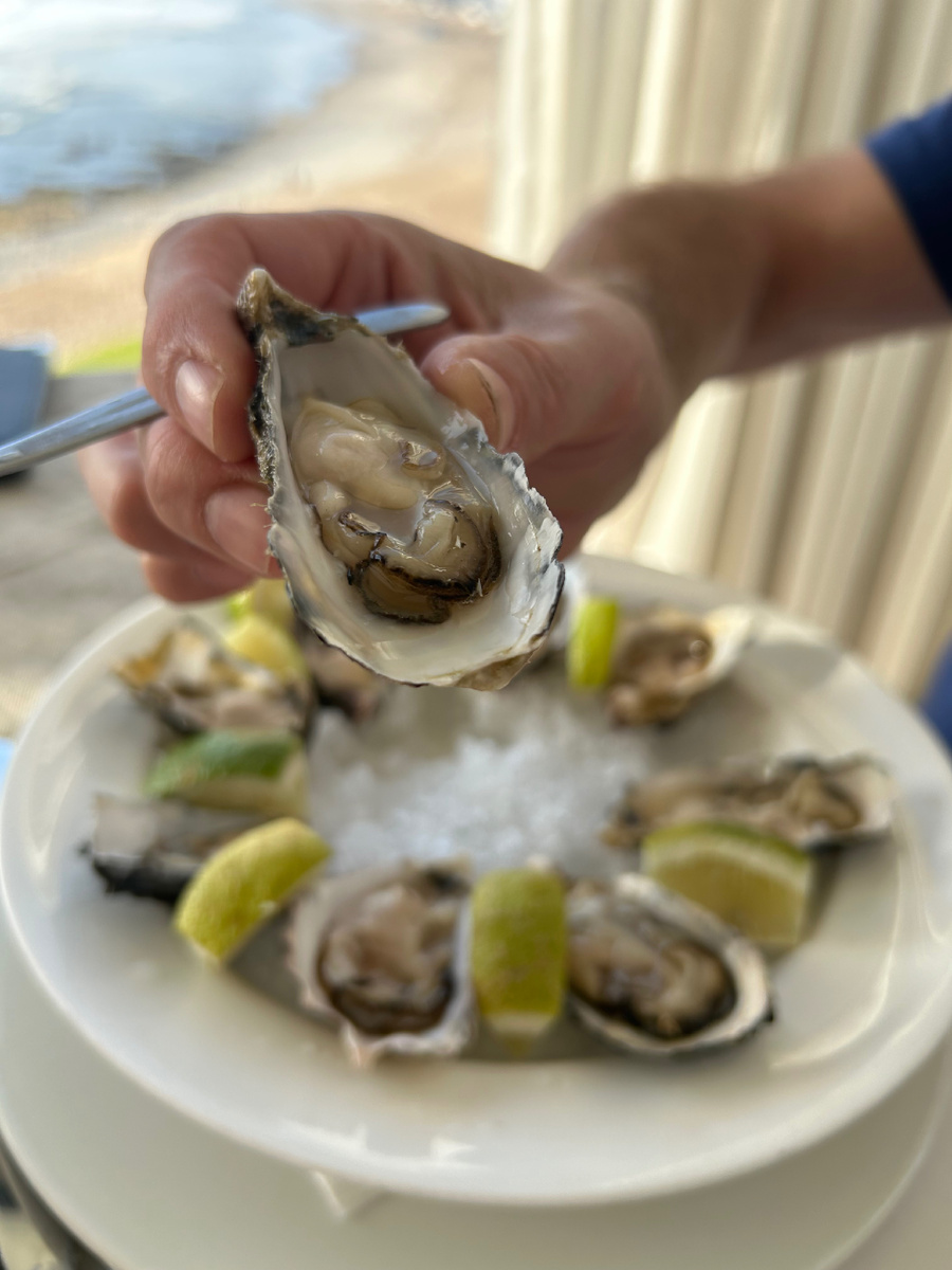 С белым южноафриканским вином очень вкусно 