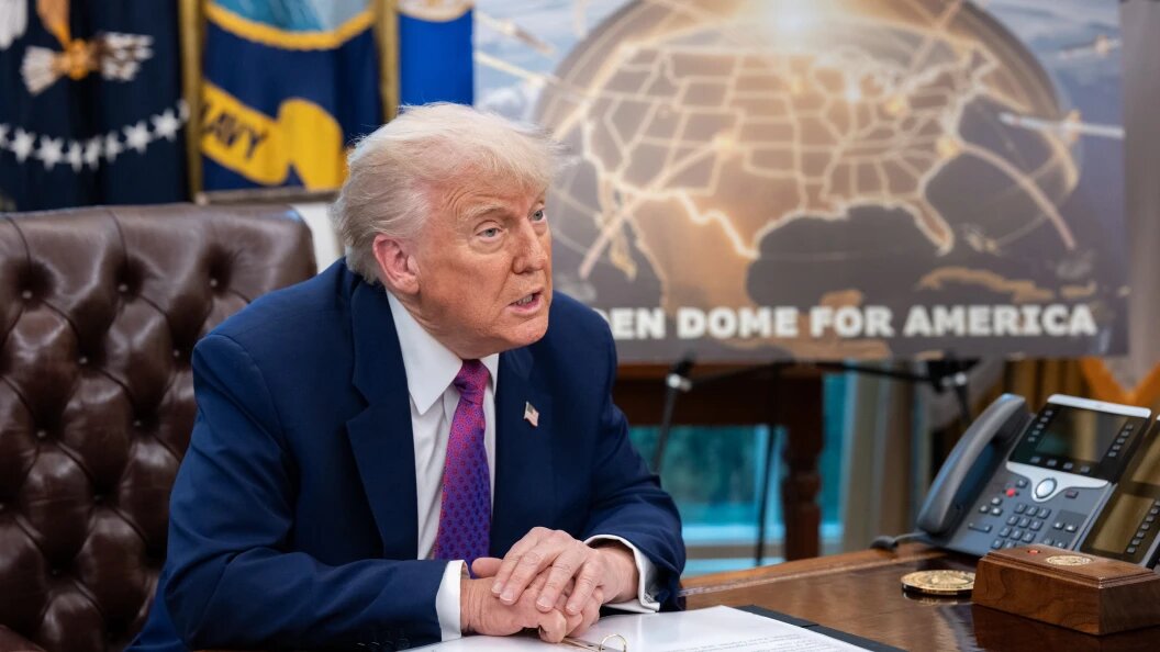    20 мая 2025 года. Трамп анонсирует новую американскую ПРО. ФОТО: © Joyce N. Boghosian/via Globallookpress.com/Globallookpress