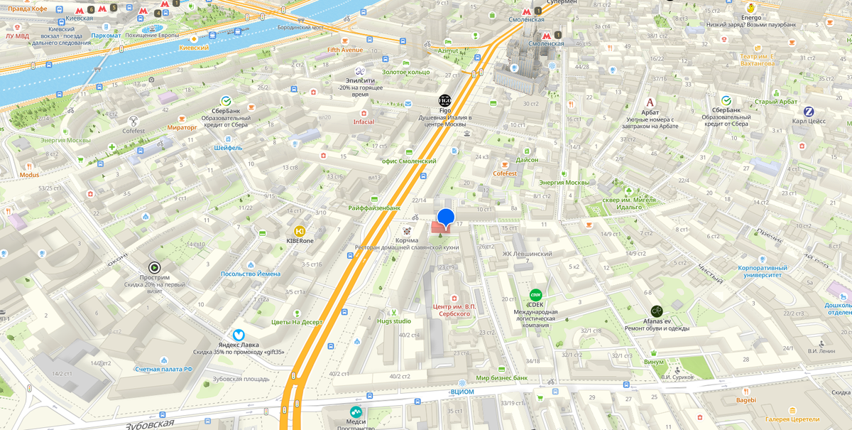 Пятно застройки ЖК Большой Левшинский, 19