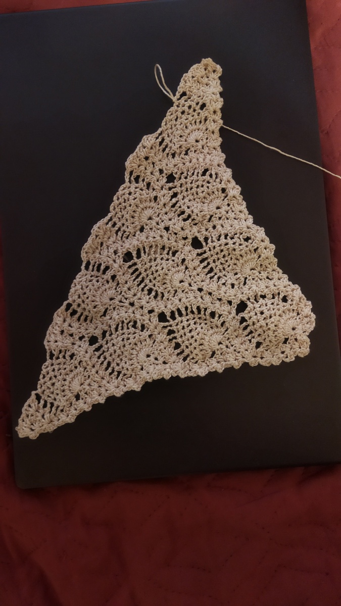 Косынка крючком