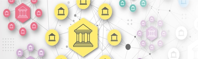 Условное обозначение взаимодействия центральных и коммерческих банков как внутри одной страны, так и в трансграничных операциях
Источник: BIS