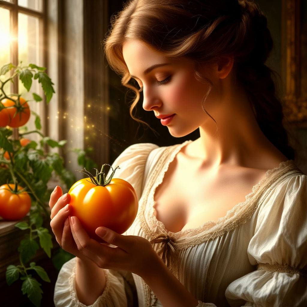 Французы называли помидор pomme d'amour — яблоко любви. Считалось, что он вызывает страсть. Может, поэтому его так долго не пускали на приличный стол?