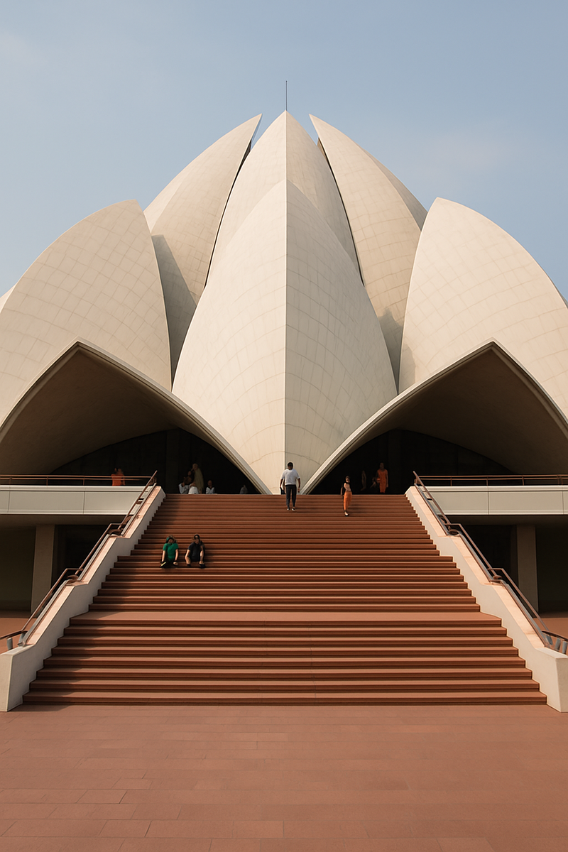Храме Бахаи в Дели
