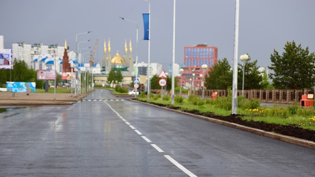    В Нижневартовске завершилась реконструкция улицы Г.И. Пикмана