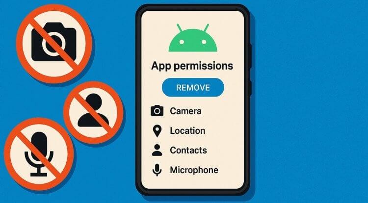    Забираем лишние разрешения у приложений