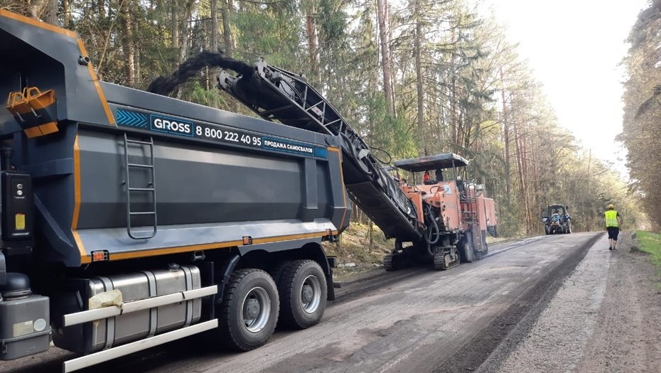    Ремонт дорог в Калининградской области. Автор фото: gov39.ru