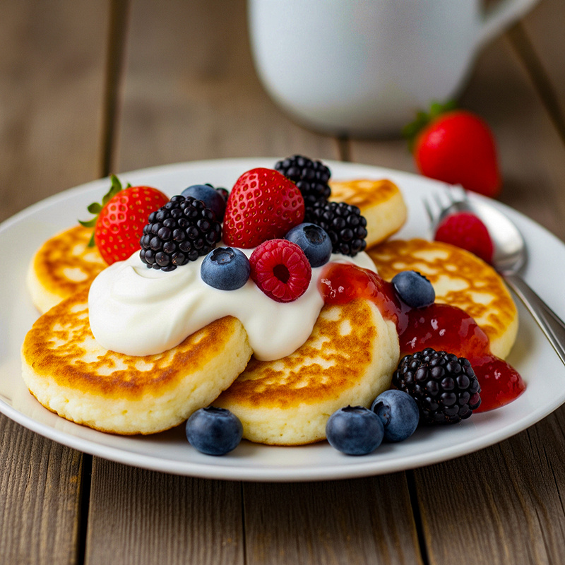 Мягкие и пышные сырники без муки