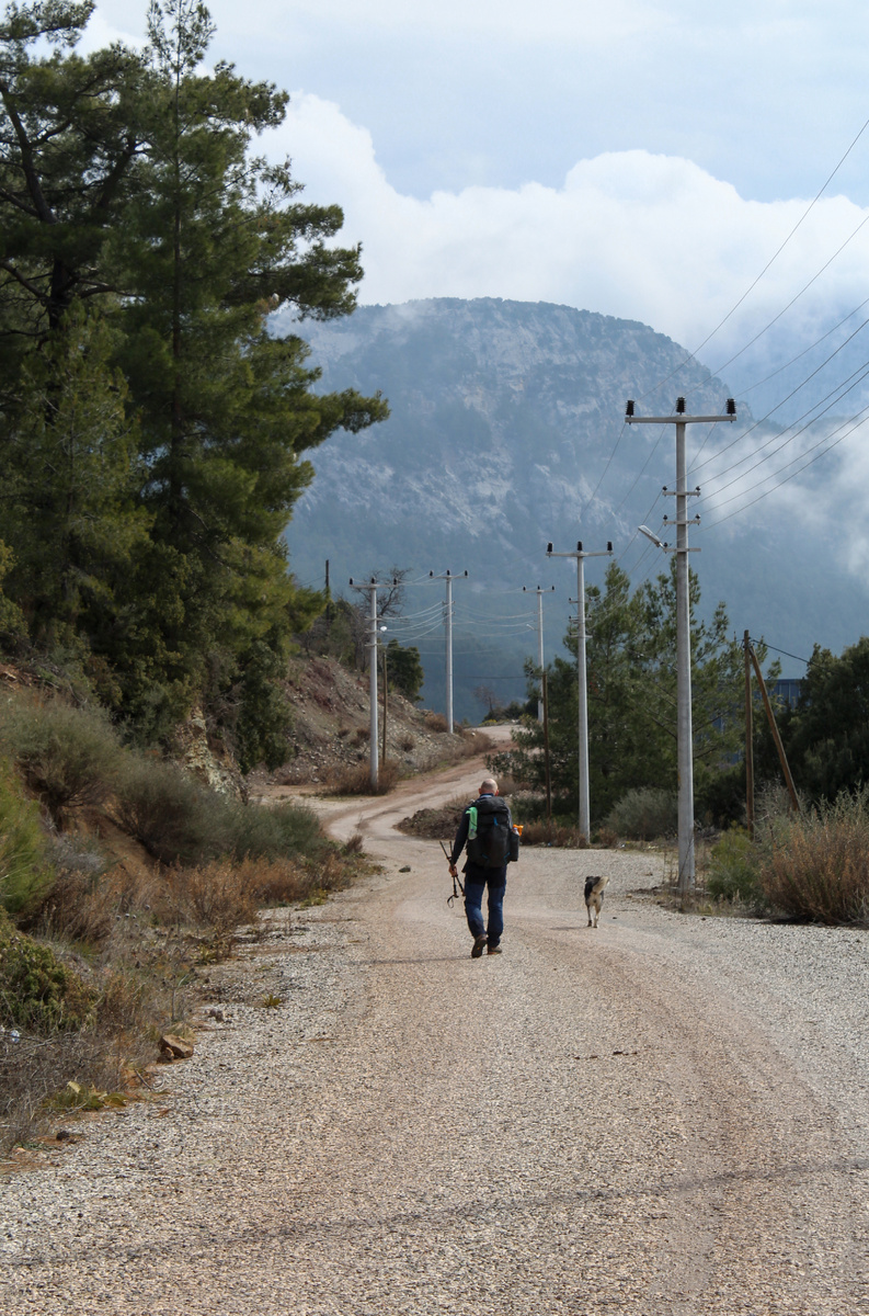 Часть маршрута проходит по грунтовой дороге