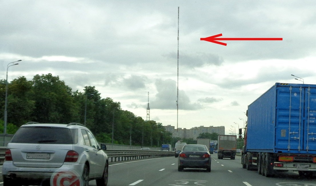 Радио вышка в Балашихе.