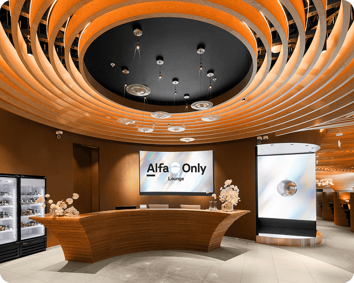 Бизнес-зал Alfa Only Lounge в аэропорту Шереметьево (фото с сайта Альфа-Банка)