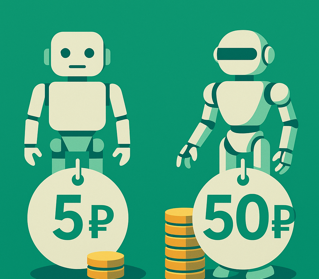 На что влияет сумма разработки? Художник AIBC (AI)