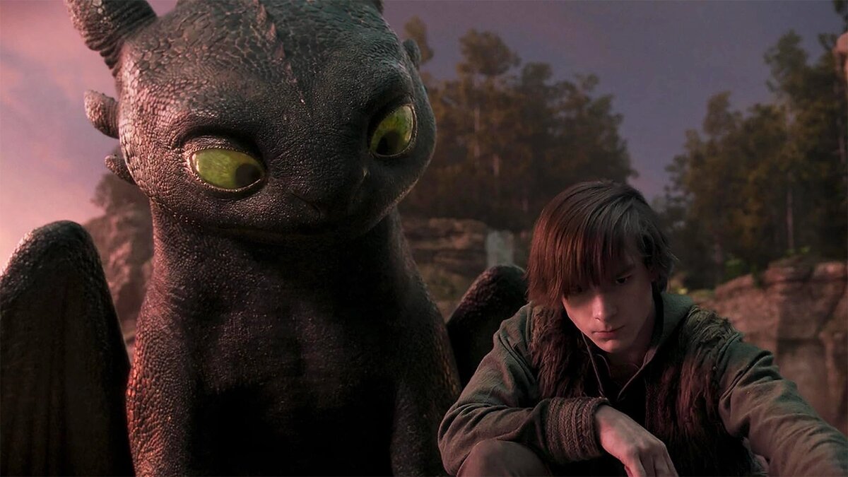 Кадр из фильма "Как приручить дракона"