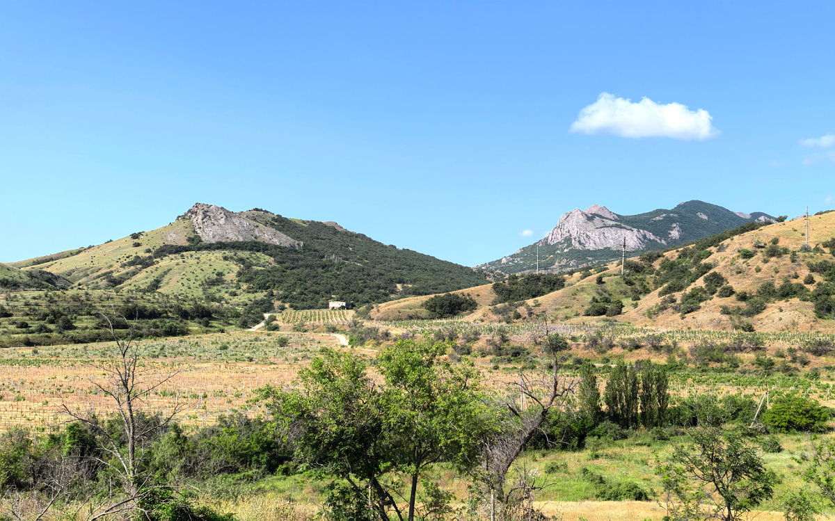 По пути в Курортное. 